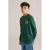 WE Fashion Blue Ridge longsleeve donkergroen