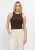 Haute L'Amitié Top Dames Rib Badge Tank,
