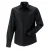 Russell Heren Ultimate Non-Iron Getailleerde Formele Overhemd met Lange Mouwen (Zwart)