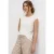 Shirt met afhangende schouders en gehaakte details