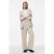 PIECES straight high waist broek beige