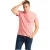 Heren Korte Mouwen Gestreepte Textuur T-shirt met Pocket PRI2540