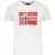 Noorwegen 1963 Bianco Katoenen Heren T-shirt