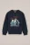 WE Fashion – Jongens sweater met print – Regular fit – Marineblauw – Katoen –