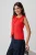TRENDYOLMİLLA Dames Rood Effen Mouwloos Getailleerd Blouses