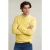 River Woods Fcy Crew-nk Swt Yellow
