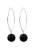 Nenalina Oorbellen  zwart / zilver