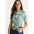 Bloemige Poloshirt Blouse
