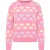 Mymo Gebreide trui Blonda Dames roze