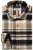 Jupiter Casual Overhemd beige, Ruit