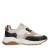 Manfield suède chunky sneakers zwart