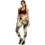 Diadora Figurenvormende sportleggings voor dames (Zwart, Groen)