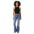 The Ragged Priest Denim bootcut-jeans voor dames (Blauw)