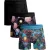 Muchachomalo Men 3-pack boxer shorts inner outer space