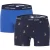 Happy Shorts Kerst boxershorts 2-pack heren reindeer wrapped in christmas lights