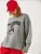 Bianco Lucci Oversized trui  blauw denim / grijs gemêleerd / rood / zwart