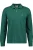 GANT Shield Poloshirt lange mouw groen, Effen