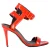 Giuseppe Zanotti Hoge Enkelsandalen met Band in Rode Patenten Leer