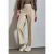 Street One Dames Rechte gemêleerde broek in Beige
