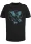 Mister Tee Shirt ‘Flying Free’  hemelsblauw / zwart