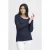 Dames-T-shirt met lange mouwen fransa Hizamond 2