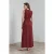 Mouwloze maxi-jurk met ceintuur en ronde hals