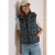 Gewatteerd vest met capuchon en zakken