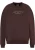 Aim’n Sweatshirt ‘Serif’  donkerbruin / wit