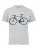 Cotton Prime Shirt ‘Bike – Fahrrad’  stone grey / zwart