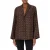 Moschino Tie Print Satin Shirt Brown