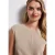 Street One Dames Top met gebreide look in Beige
