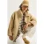 Oversized Pluche Jas met Zakken