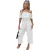 AX Paris Dames/Dames Bardot Jumpsuit (Crème)