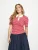 minus Shirt ‘Malle’  rood / wit