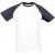 SOLS Heren Funky Contrast T-Shirt met korte mouwen (Wit/Zwaar)