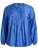 Zizzi Blouse ‘MCLARU’  kobaltblauw / zwart