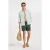 Shiwi Rick Linen Long Sleeve Shirt Solid Green Seafoam