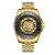 Met de hand gemonteerd, beperkt verkrijgbaar, automatisch Tachymeter Sports Gold-horloge van Anthony James