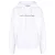 Off-White uit Italië Design witte skate fit hoodie