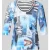 Marc Cain T-shirt in all-over look met 3/4-mouw