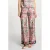 Morgan satijnen wide leg high waist palazzo broek ecru