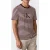 Calvin Klein Short Sleeve 20s Stripe Jersey Tee Moroccan Brown