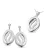 Orphelia Dames 925 Sterling Zilveren Set: Ketting-Hanger + Oorbellen – Zilver SET-5067