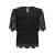 JDY top met broderie – zwart