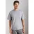 Oversized T-shirt met ribstructuur en ronde hals