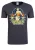 LOGOSHIRT Shirt ‘Wonder Woman – Stars’  blauw / grijs / gemengde kleuren