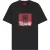 Hugo Heren T-shirt met ronde hals van Red Bull (Zwart)