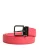 Dolce & Gabbana Roze Kalfsleer Zilverkleurige Metalen Gesp Riem