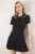 TRENDYOLMİLLA Dames Zwart Effen Kort Getailleerd Blouses