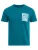 Ombre Shirt  blauw / turquoise / petrol